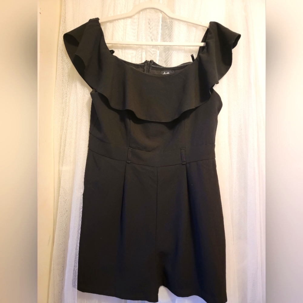 DOTTI 》Off The Shoulder Romper - Picture 1 of 5
